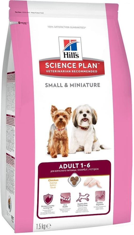 Hill's SP 6,5кг Small & Miniature корм для собак с Курицей Hill's SP 6,5кг Small & Miniature корм для собак с Курицей