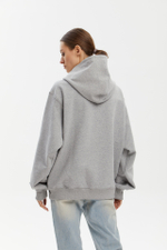 Худи коллаб граффити (серый)