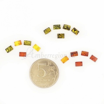 Янтарный кабошон