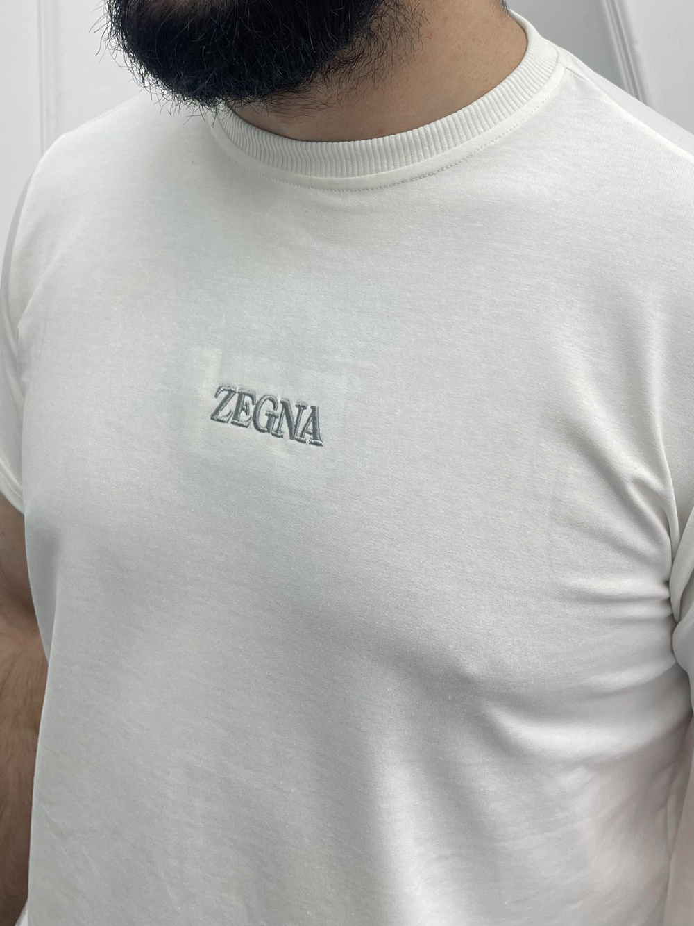 Костюм фут.-штаны Zegna #02-034 (бел.)