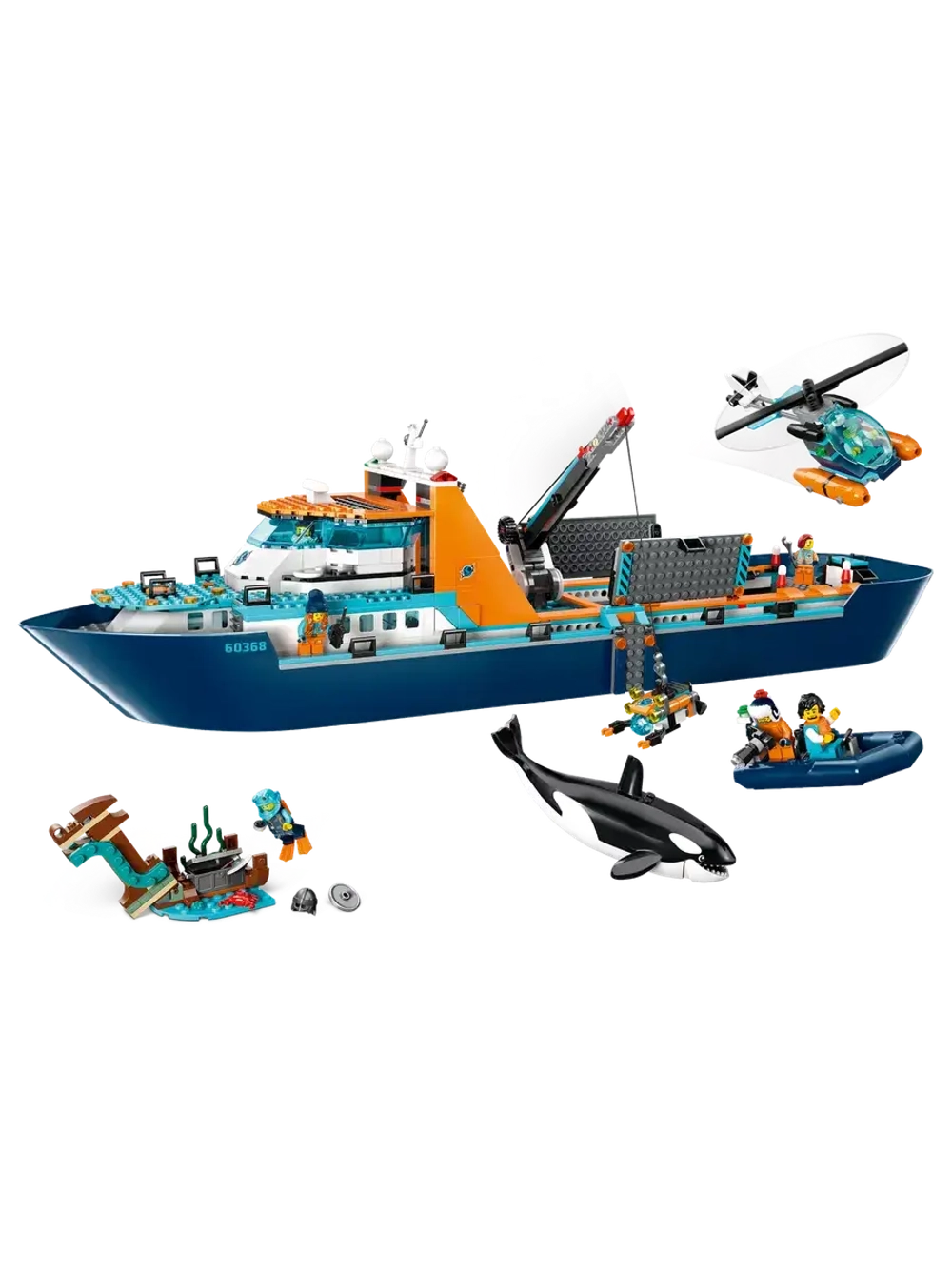 Конструктор Сити Исследователь арктики- 815 деталей