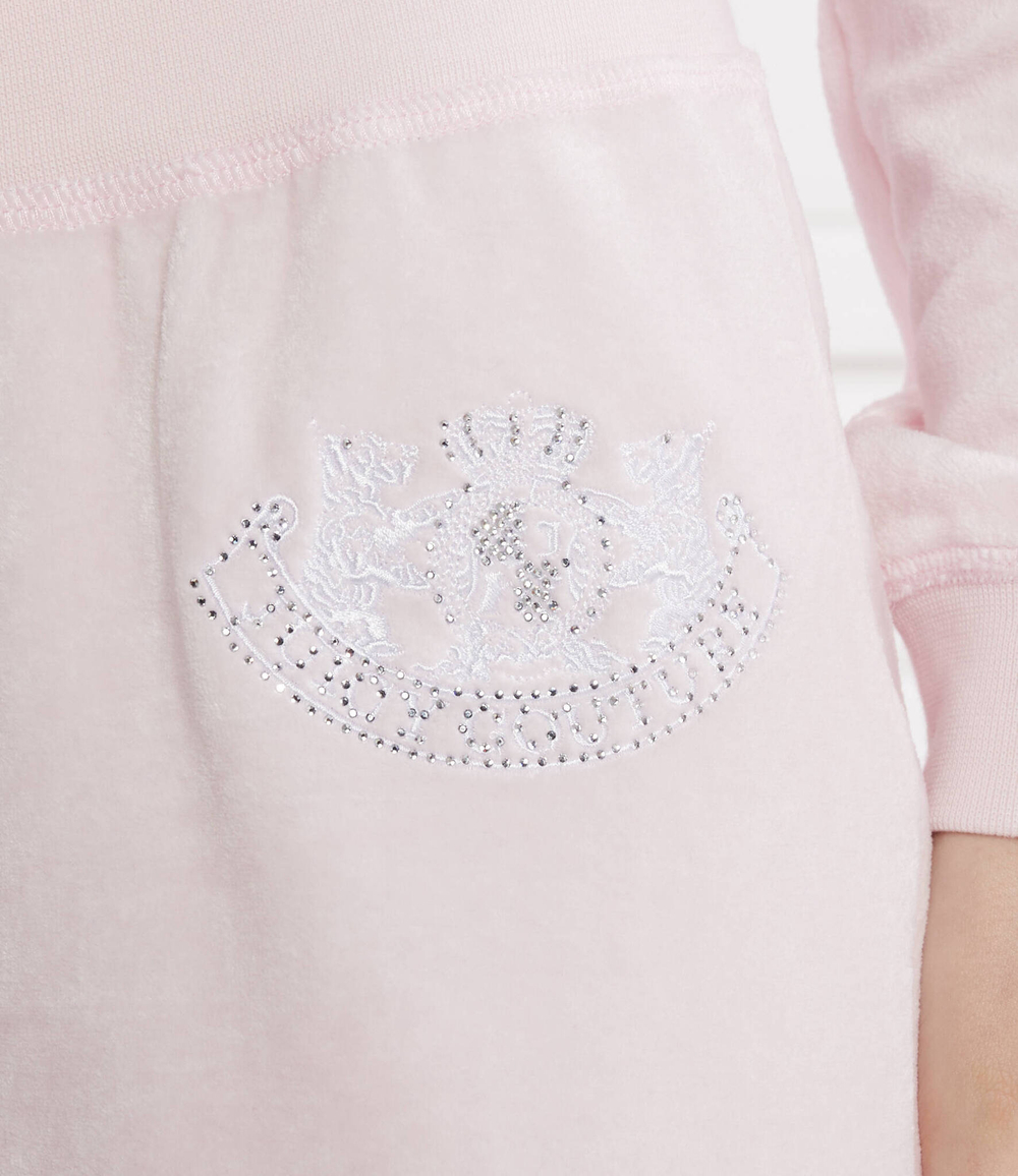 Спортивные штаны HERITAGE DOG CREST KAISA Juicy Couture - пудро-розовый(JCBBJ223814)