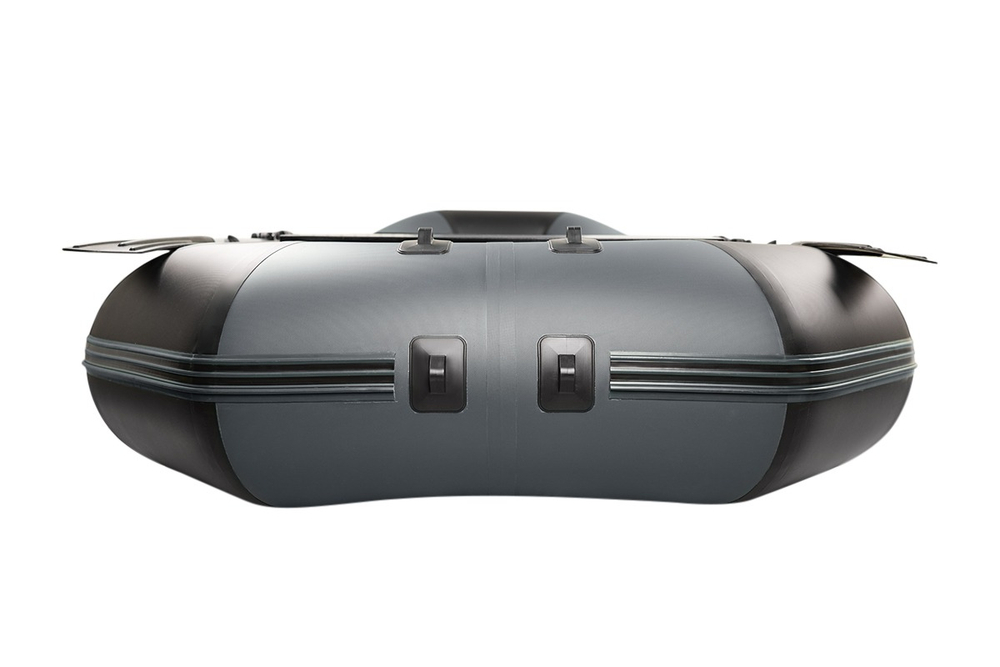 YACHTMAN-300 МНД НАДУВНОЕ ДНО (Яхтман) серый-черный (лодка ПВХ с усилением)