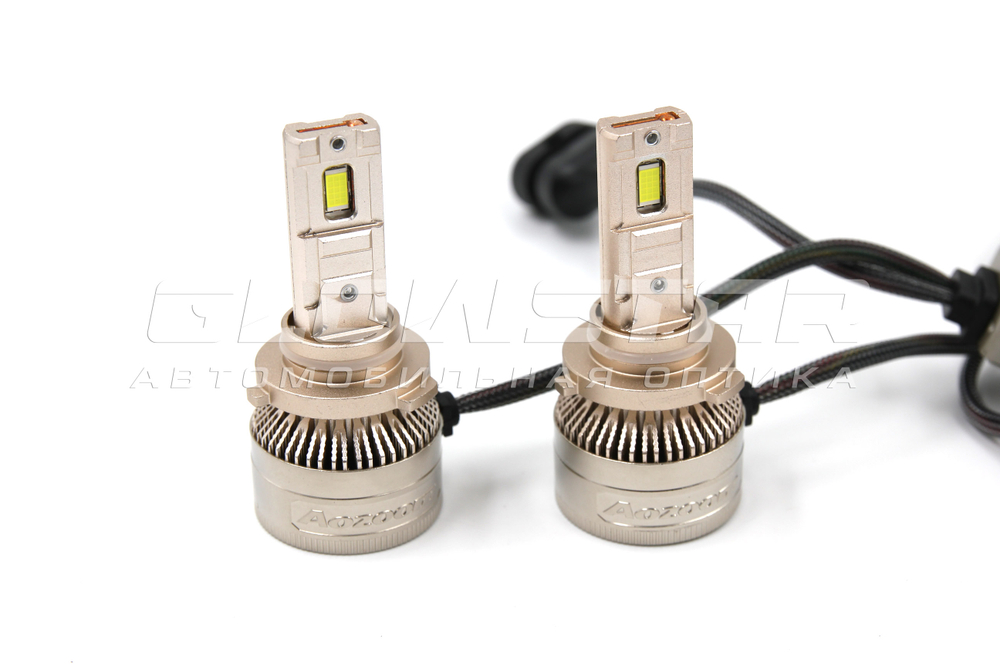Светодиодные лампы Aozoom P6 9005/9006 с вентилятором, 12V 55W 6000Lm (комплект, 2шт)