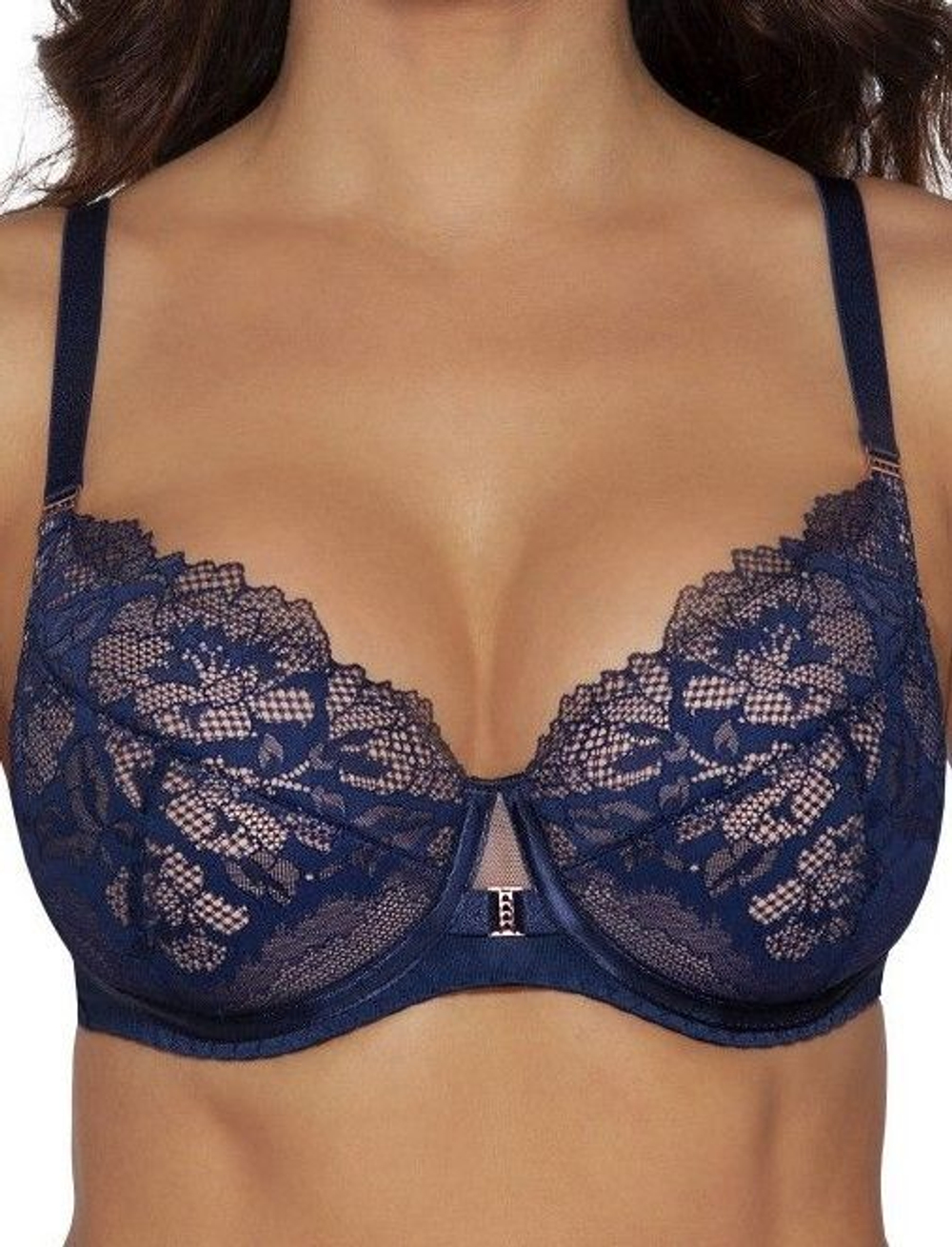 Бюстгальтер на косточках с пуш-ап (Размер: 80C) (Цвет: красный)