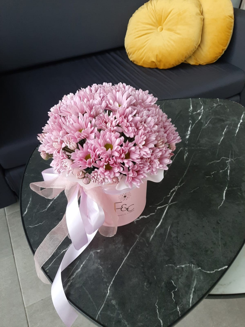 Хризантема в цилиндре 🌸💗