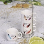 Набор кружек на стойке 200мл «Волшебное перышко»