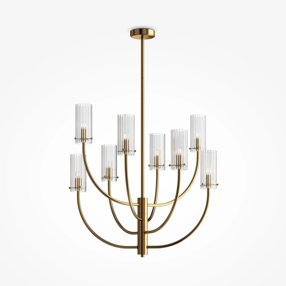 Люстра на штанге Maytoni ARCO MOD223PL-08BS