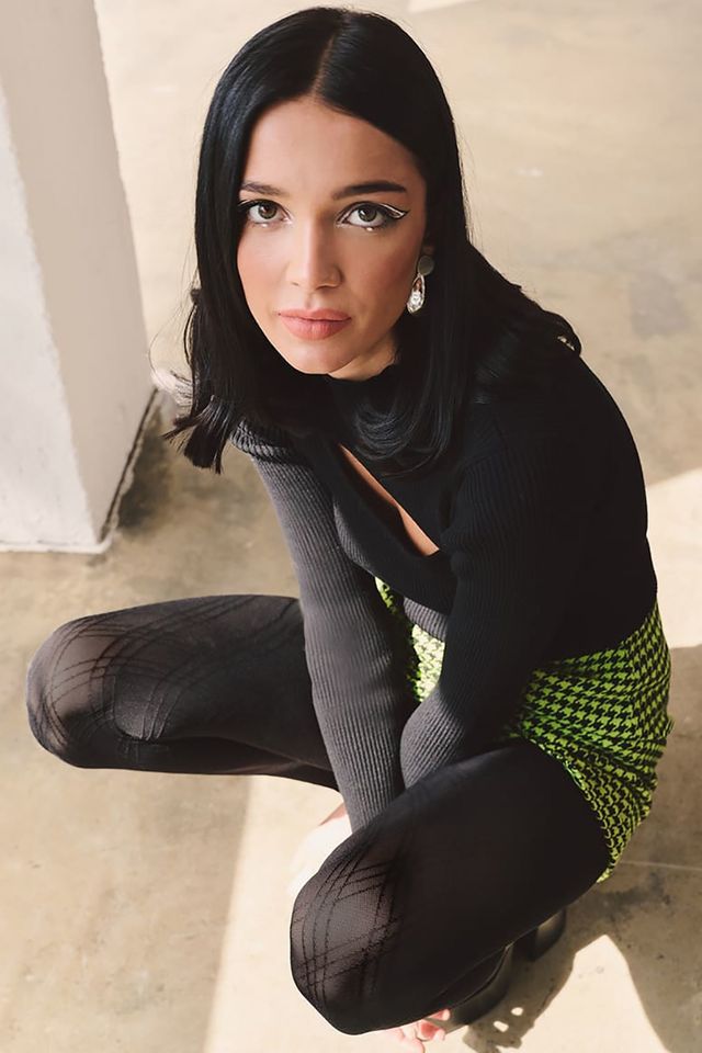 Колготки с рисунком "ромбы" Elena