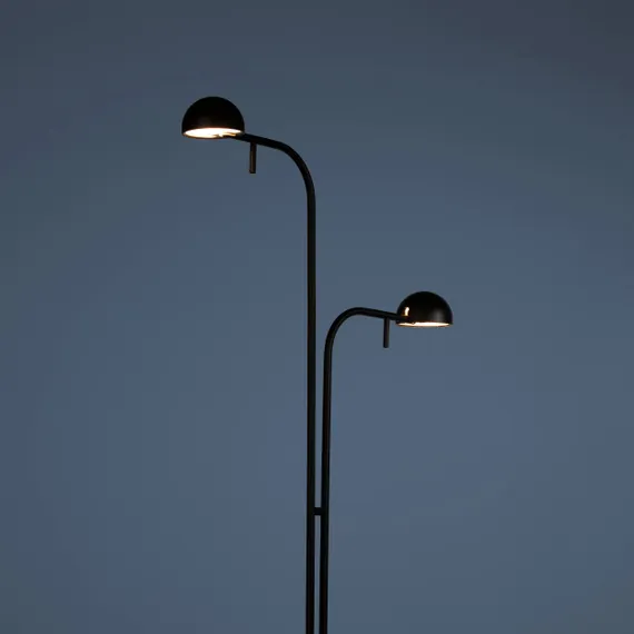 Торшер Anam Double 125 см, черный