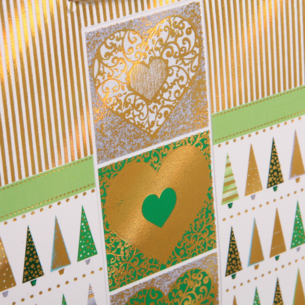 Пакет подарочный «Зимняя нежность» 18*23*8 см, микс