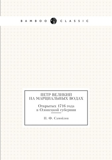 Петр Великий на Марциальных водах. Открытых 1716 года в Олонецкой губернии | Н. Ф. Самойлов