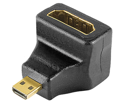 Переходник цифровой гнHDMI-microHDMI поворотный