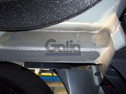 Фаркоп оцинкованный Galia R080A для Renault Clio хетчбек 2005-2012, 2012-(паспорт и сертификат в комплекте)(без электрики)