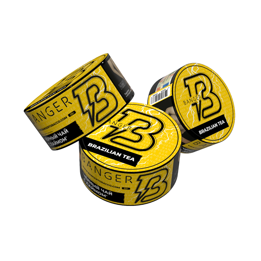 М. Табак для кальяна Banger  Brazilian Tea (Черный чай с лаймом) 25 гр.