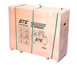 Компрессор пневматический 380В 2.2кВт 8атм. 300л/мин. ресивер-100л поршневой ременной GTE