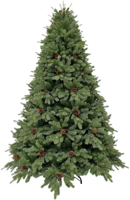 Искусственная ель Торжественная с шишками 260 см., литая хвоя+пвх, Triumph Tree (73501)