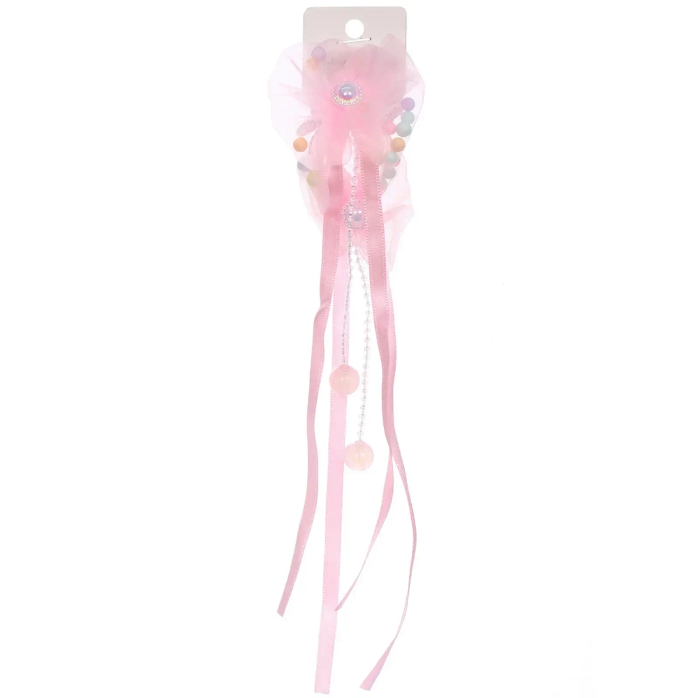 Резинки для волос детские 2шт «КОНФЕТКИ», жемчужинки, микс 5 цветов, d-3см/20см