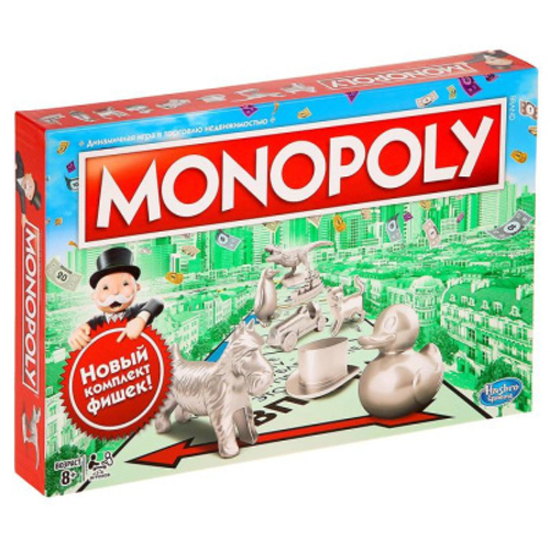 Игра настольная Hasbro "Монополия классическая", картонная коробка И