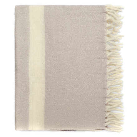 Плед мохеровый Over Horizon цвета марсала из коллекции Trendy Ruffles, 130х180 см