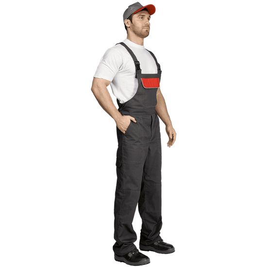 Костюм "Навигатор-2" полукомбинезон (т.серый/серый)