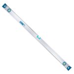 Уровень алюминиевый скелетный, 2 глазка+1 поворотный на 360, магн. лента, линейка, 1200мм, 17-1-212---