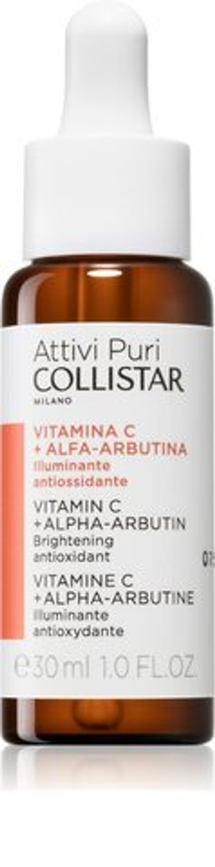 Collistar Attivi Puri Vitamin C + Alfa-Arbutina - Осветляющая сыворотка для лица с витамином С /   30  ml  / GTIN 8015150218696