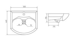 Раковина мебельная Акватон Смайл 50