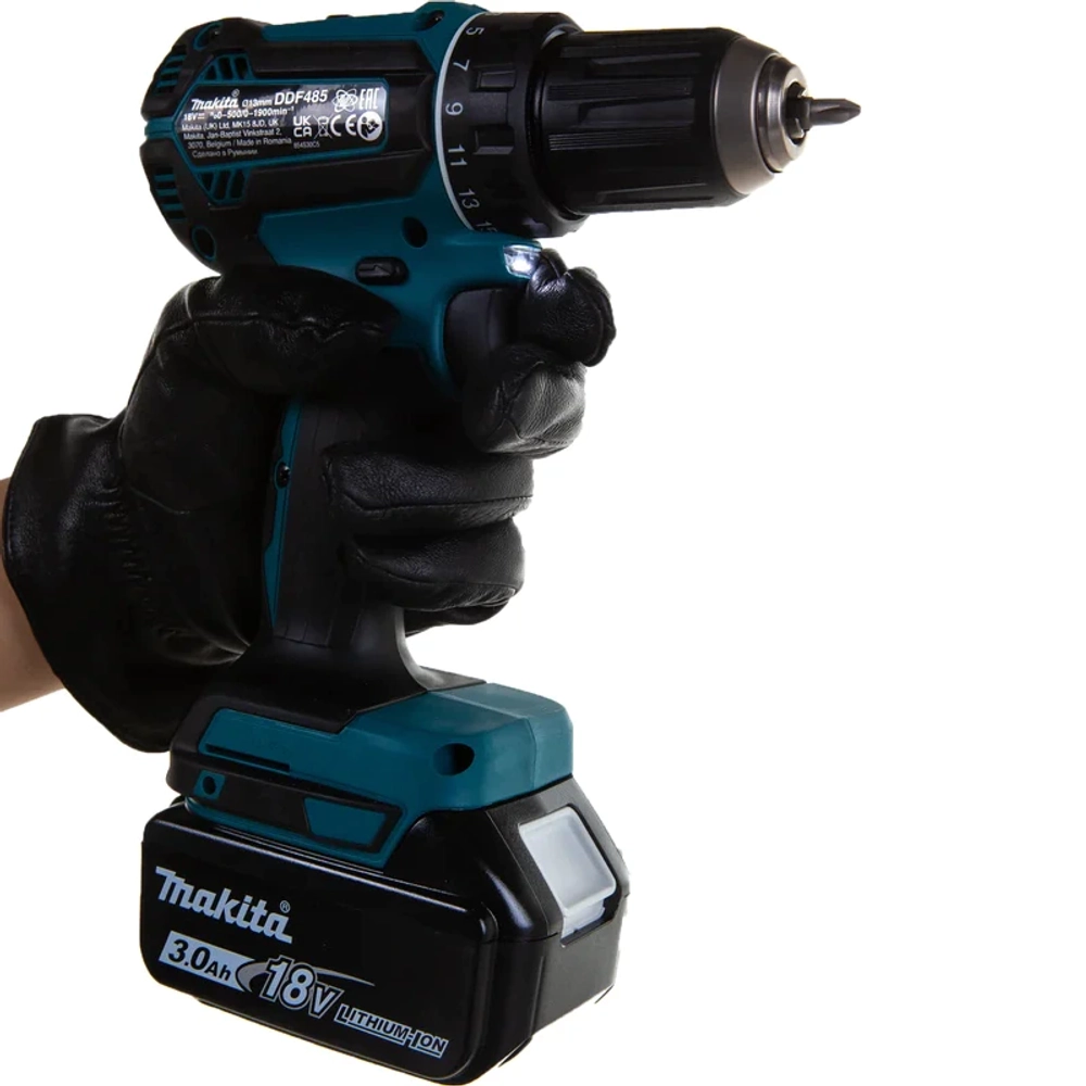 Makita DDF485RF аккумуляторный шуруповерт (1 x 3 Ач, ЗУ)