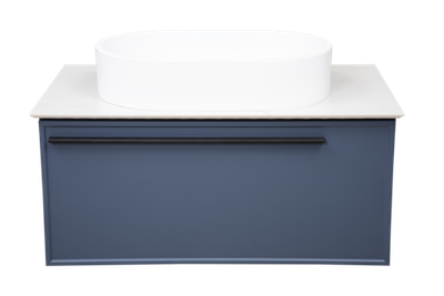 Тумба под раковину La Fenice Elba Blu Grigio синяя 80 FNC-01-ELB-BG-80