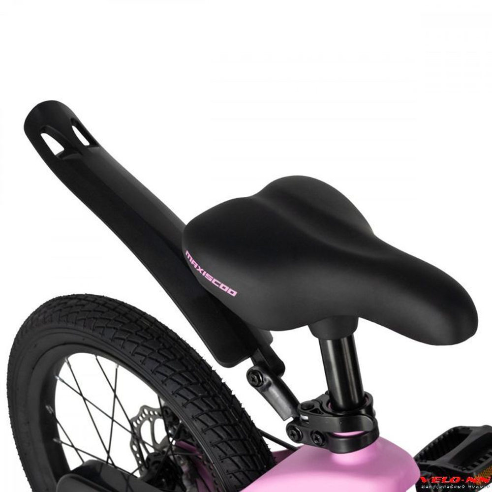 Велосипед 16" MAXISCOO Cosmic Стандарт Розовый Матовый (2024)