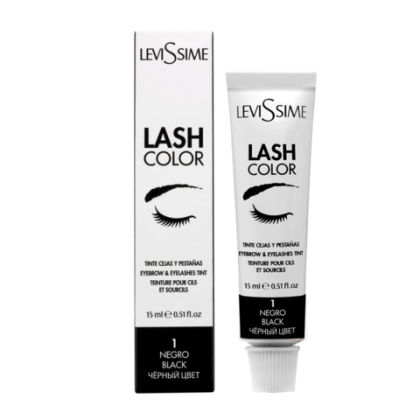 Levissime Краска для бровей и ресниц #1  черный 15 мл