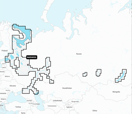 Карта: Россия, Европейская часть, Navionics+  EU652L  (52XG)
