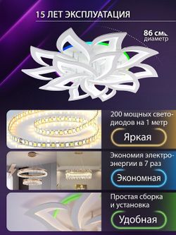 Потолочная люстра Natali Kovaltseva OLIMP LED LAMPS 81437