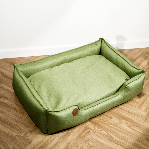 Лежанка из рогожки, зеленый Rachel WOW