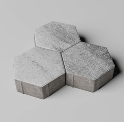 Тротуарная плитка СОТЫ - Искусственный камень Шунгит