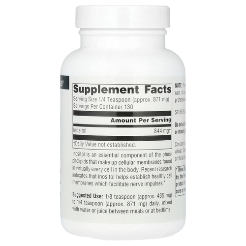 Source Naturals, Чистый инозит в порошке, 113,4 г (4 унции)