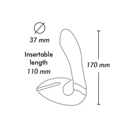 Малиновый вибростимулятор SOYO - 17 см.