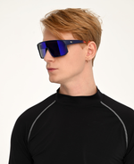 Спортивные очки GOG Vidar / Matt Navy Blue/Orange / Polarized Reflex Blue