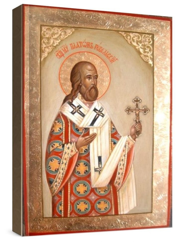 Платон Ревельский (рукописная икона)