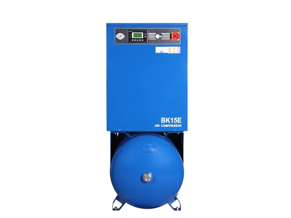 Винтовой компрессор Remeza BK15E-10-500Д на ресивере 500л с осушителем