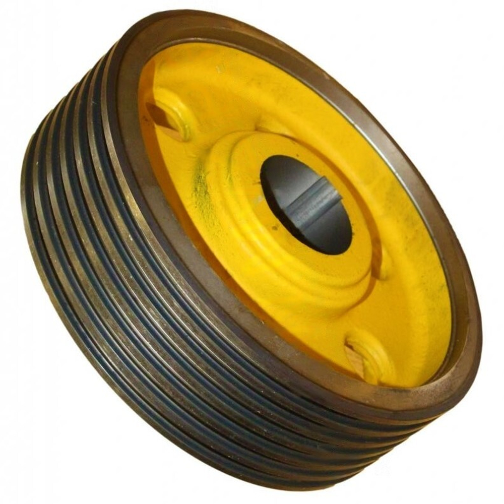 Канатоведущий шкив D=320 мм, 6 лунок, канат 8 мм, лебедки ThyssenKrupp DAF210L