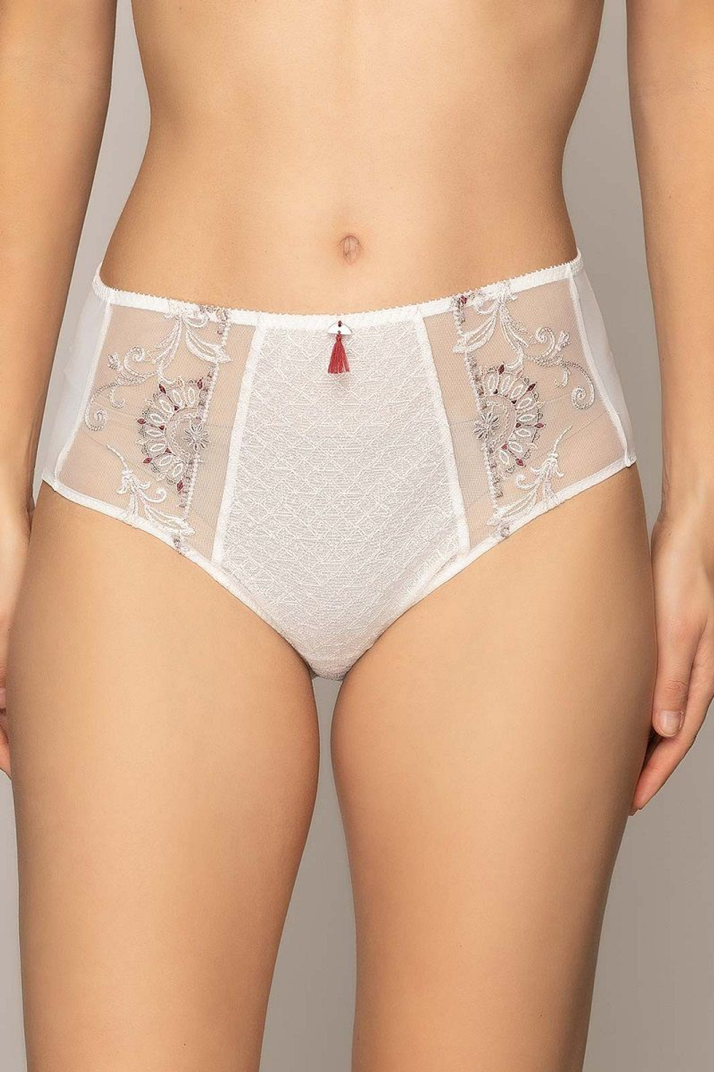 Классические высокие трусы Victoria (Размер: 54) (Цвет: темно-серый)