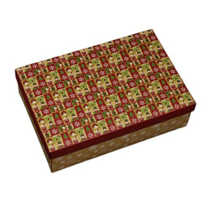 Коробка подарочная новогодняя складная «Атмосфера Нового Года», 30×20×9см