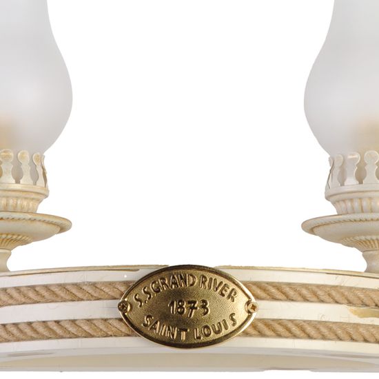 Бра LA LAMPADA 50927 (WB.805/2.17 IVORY WOOD-ALL IVORY)