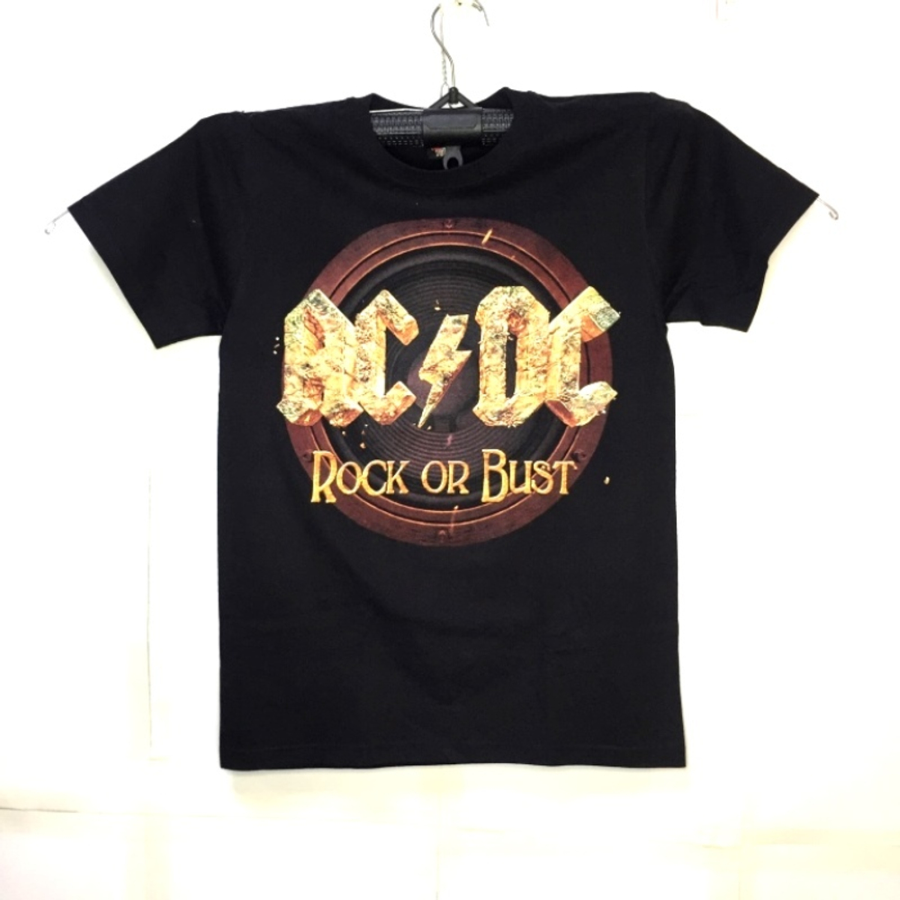 Футболка тайланд AC DC RocK or Bust (XS)