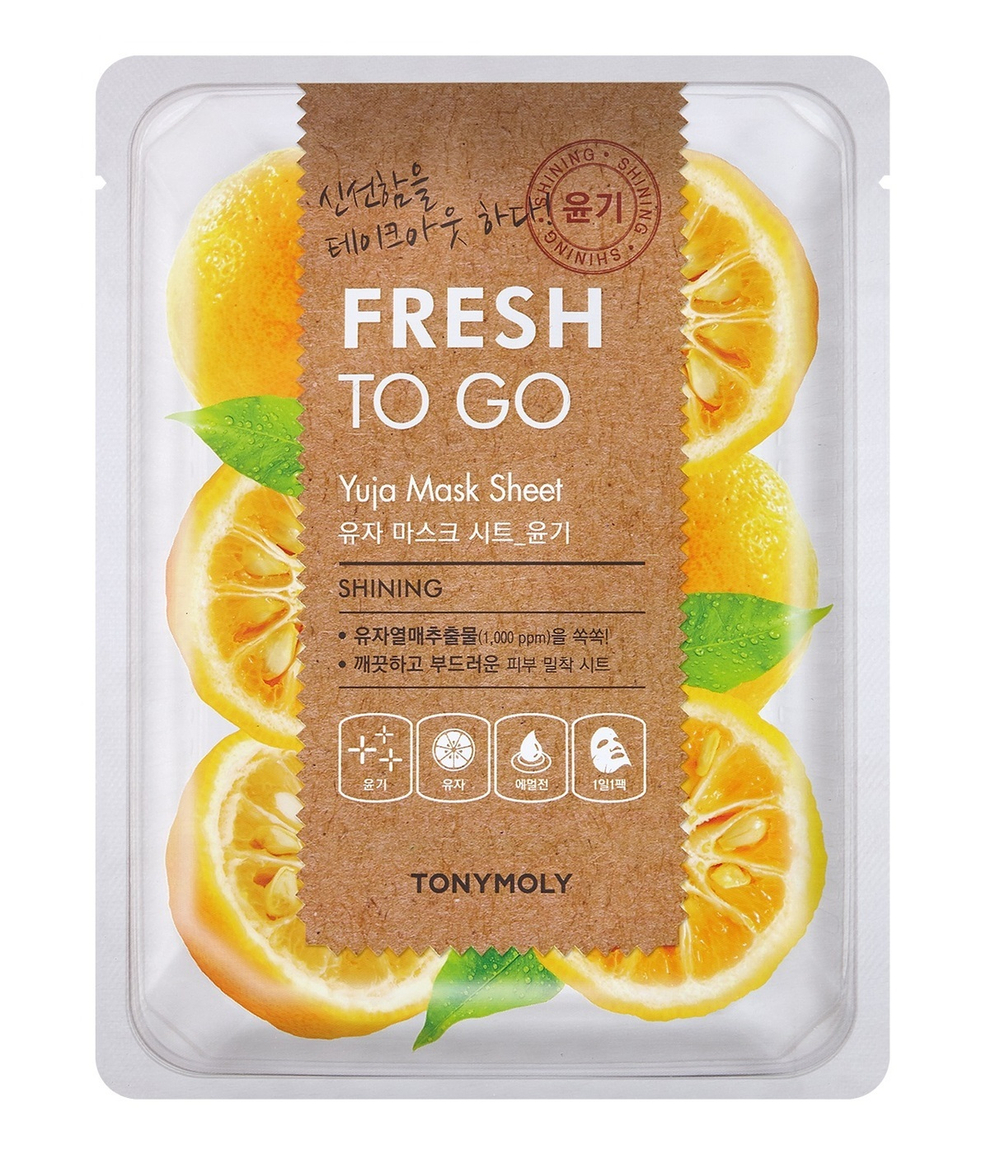 Освежающая тканевая маска для лица Tony Moly Fresh To Go Mask Sheet