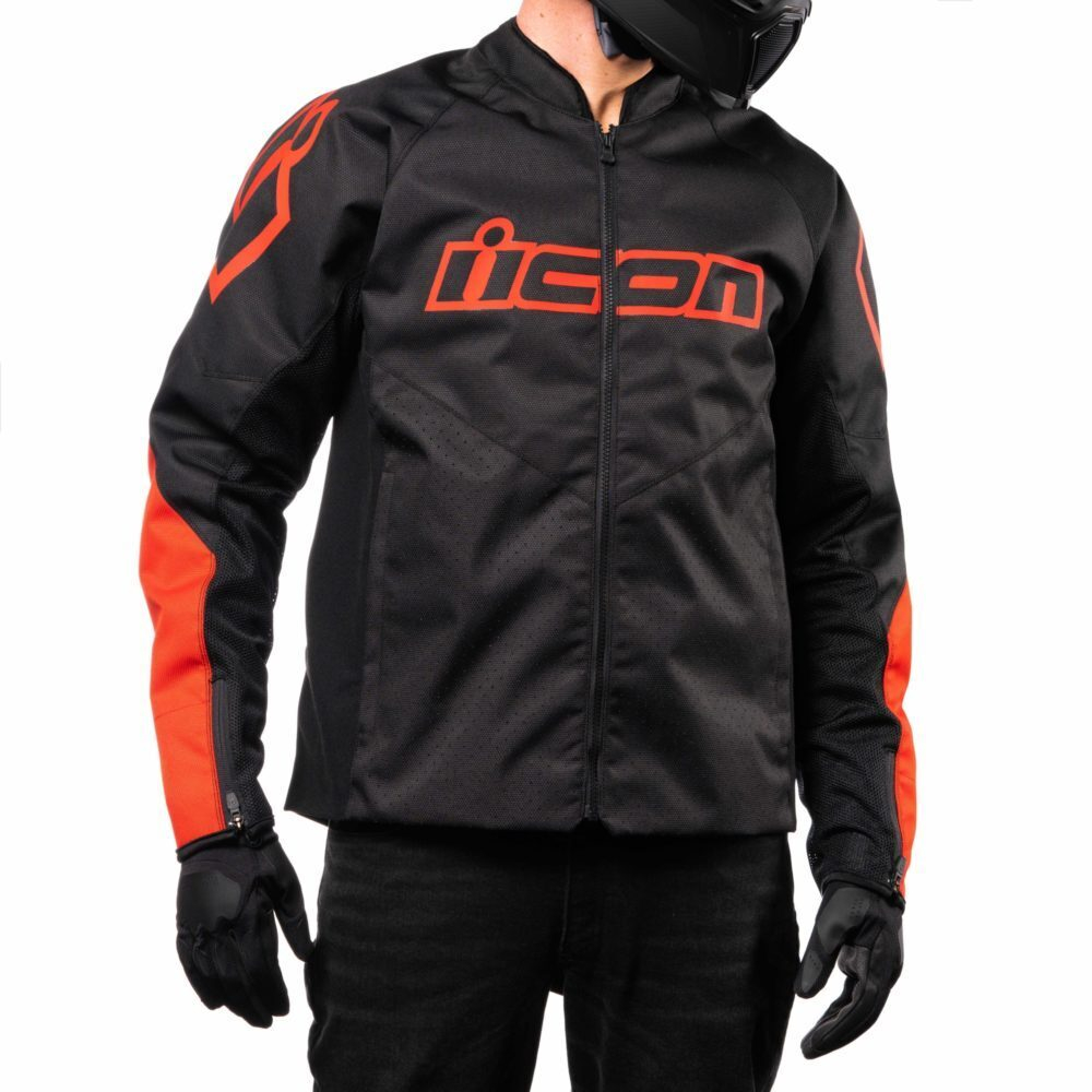 Мотокуртка Hooligan CE Jacket / Черно-красный