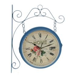 GAEM Часы настенные декоративные двусторонние, L34 W9 H44 см, (2xАА не прилаг.)