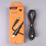 Lightning-Type C дата кабель KAKU KSC-536, 20W, 012506 Черный